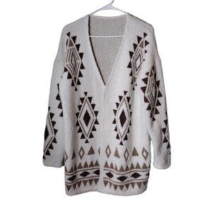 Shein Sweater Womens Small Long Sleeve Aztec Soft Fall Casual